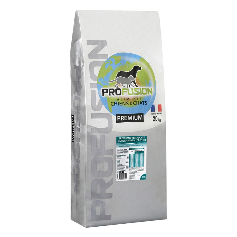 Profusion Chien adulte riche en agneau et riz 20 kg