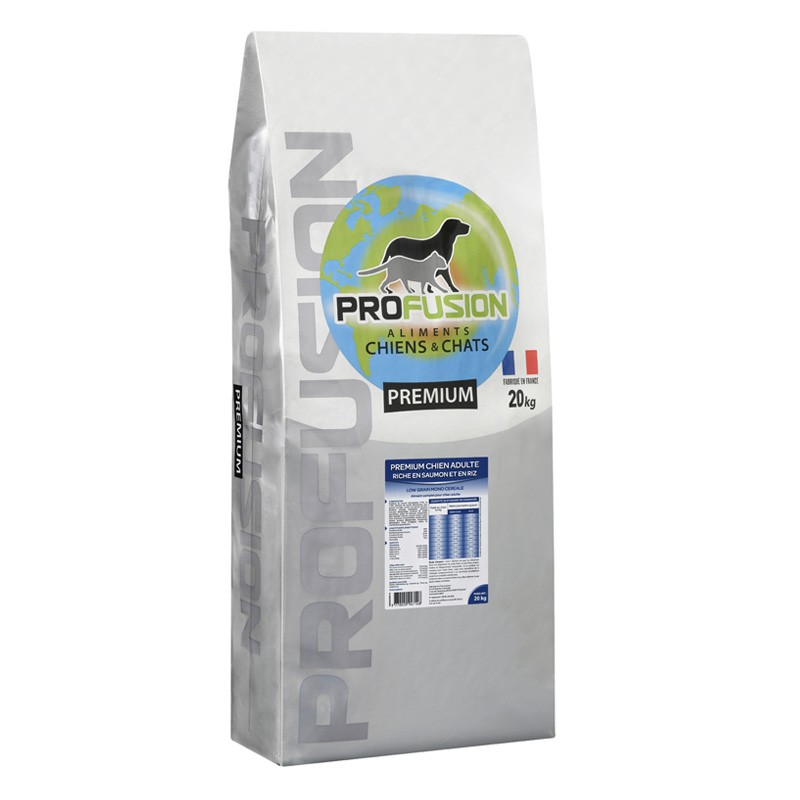 Profusion premium chien adulte riche en saumon et en riz 20kg